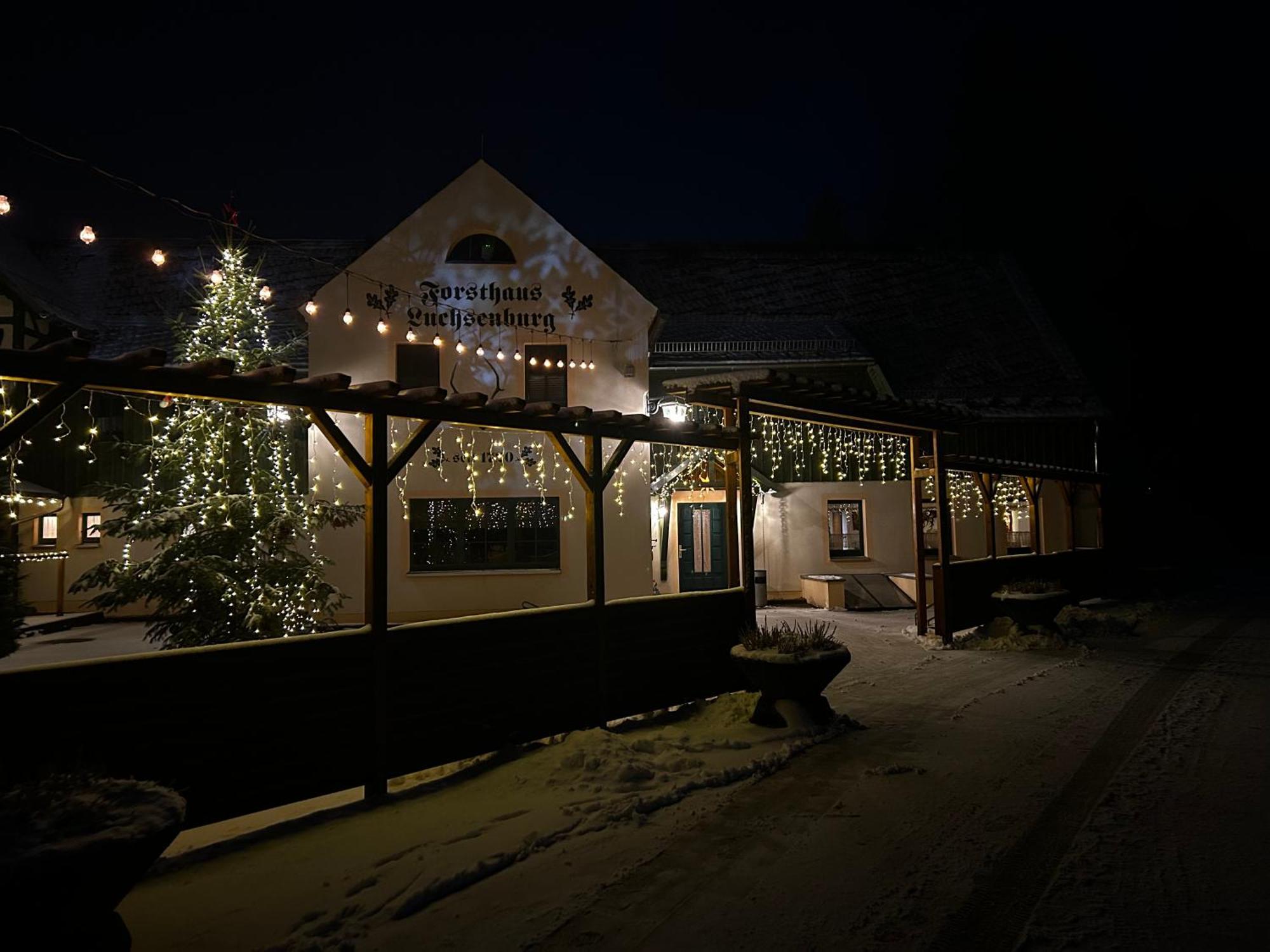 Forsthaus Luchsenburg Hotel Ohorn Bagian luar foto